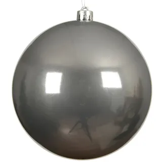 Glänzende Graue Weihnachtskugel 20Cm