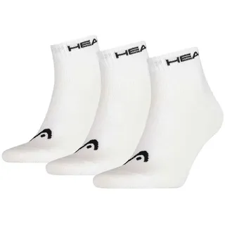 Head Quarter Kurze Socken 3 Paare - White - EU 35-38