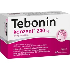 Bild Tebonin konzent 240 mg Filmtabletten 80 St.