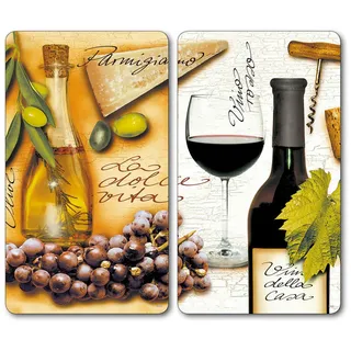 Kesper Herdabdeckplatte , Multicolor , Glas , 30x0.8x52 cm , Küchen, Küchenelektrogeräte, Herde, Herdabdeckplatten