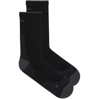 Icebreaker Hike+ Ultralight Crew Socken 1 Paar Schwarz 42-44