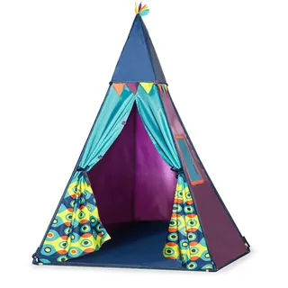 B. toys Tipi Zelt für Kinder mit Laterne für Licht – Spielzelt für Drinnen, Kinderzimmer, Indoor – Kinderzelt für Jungen und Mädchen ab 3 Jahren