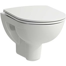 Bild Pro Wand-Tiefspül-WC Compact L: 49 B: 36 cm, spülrandlos, weiß