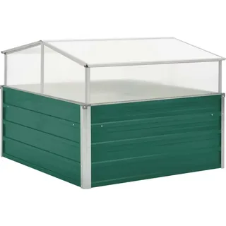 Gewächshaus Grün 100x100x77 cm Verzinkter Stahl - Grün