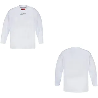 CCM Trainingstrikot PJ 5000 JR, Größe:L/XL, Farbe:weiss - Weiß