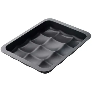Zenker Black Metallic Antihaft Backblech 12 Panini 36x27 cm, Schwarz