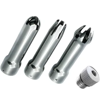 Edelstahltüllen, Spritztüllen Set, für Sahnespender 3er Tüllen-Set Universal-Sahnespender-Ersatztüllen