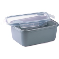 Snips | Rechteckige Lunchbox | Brotdose Vesperdose mit Deckel und 4 Sicherheitsverschlüssen | Brotdose erwachsene 1,50 L | 21 x 17 x 9 cm | BPA- und phthalatfrei | Hergestellt in Italien