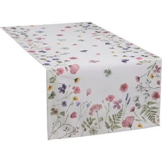 Sander Tischläufer Suzanne Baumwolle bunt Größe 50x140 cm