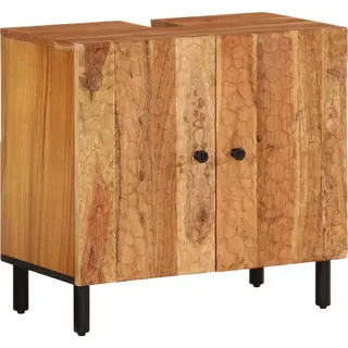 vidaXL Waschbeckenunterschrank 62x33x58 cm Massivholz Akazie - Braun