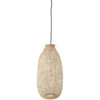 Bloomingville Hängeleuchte aus Bambus in der Farbe Natur, Maße: 25cm x 25cm x 65cm, 906001