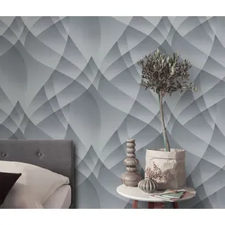 Vliestapete FASHION FOR WALLS "Lumina", silber (silberfarben), B:0,53m L:10,05m, Tapeten, Vliestapete, Phthalate frei