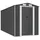 Gerätehaus 4,4 x 1,92 m Anthrazit