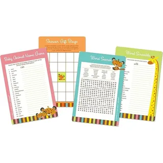 Amscan - Party-Spiel, Baby Shower Set SG33457 (Einheitsgröße) (Bunt)