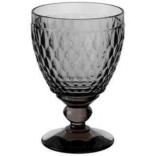 Villeroy & Boch - Boston Coloured Wasserglas 250 ml Grau, Spülmaschinenfest, Kleines Glas, Trinkglas, Wasser Glas, Kristallglas