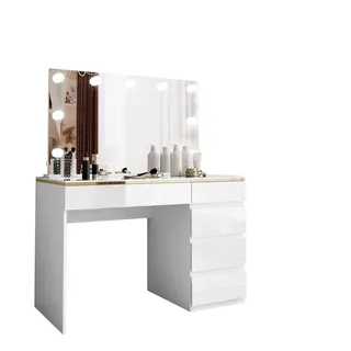 lookway SCHMINKTISCH AURORA II ELITE mit Spiegel und Beleuchtung