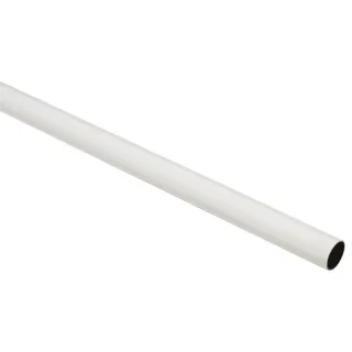 GARDINIA Vorhangstange Chicago 1-läufig Ø 20 mm 120 cm Weiß
