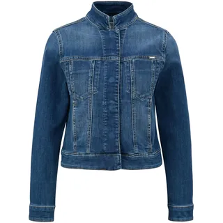 S.Oliver Jeansjacke mit Stehkragen, blau,