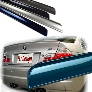 Heckspoiler passend für BMW E46 3er, Tuning Kofferraum Slim Spoiler Saphirschwarz