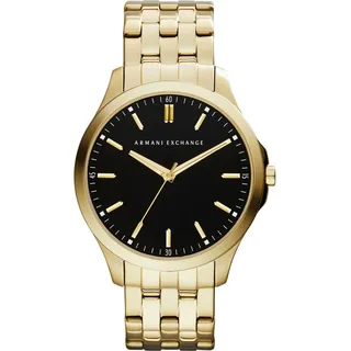 Armani Exchange AX2145 Herren-Armbanduhr, Edelstahl-Gehäuse, Metall-Armband - Gold