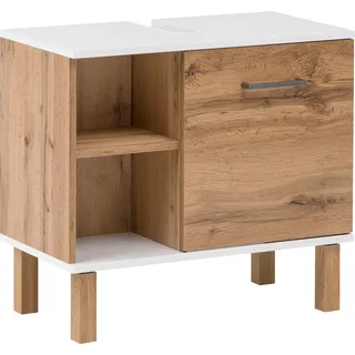 Schildmeyer Waschbeckenunterschrank Wido 60,1 x 65,2 x 35 cm Weiß