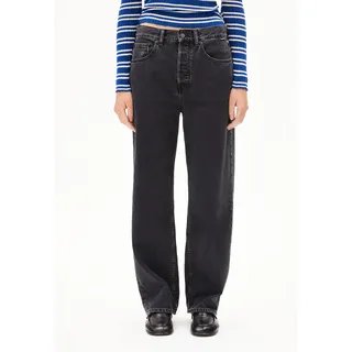 HAAYI LOW WAIST BAGGY JEANS |  100% recycelte Baumwolle Non Stretch - schwarz (32-32)