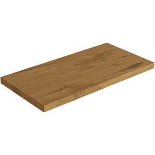 Möbelplatte Lavita Oak 805x400 | Widerstandfähigkeit gegen Feuchtigkeit | Hochwertige Möbelplatte für das Badezimmer | Material: Dekoratives und schützendes Laminat | Dicke 38 mm | Farbe: Walnuss |