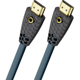 Oehlbach HDMI Anschlusskabel HDMI-A Stecker, HDMI-A Stecker 3.00m Petrolblau, Anthrazit D1C92603 8K