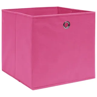 vidaXL Aufbewahrungsboxen 10 Stk. Rosa 32x32x32 cm Stoff - Rosa