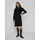 Strickkleid Midi Schwarz M