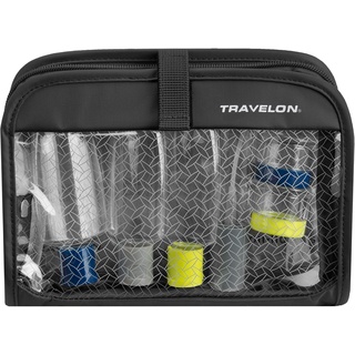 Travelon Wet Dry 1 Quart Tasche mit Kunststoff Flaschen, schwarz (schwarz) - 11024 500