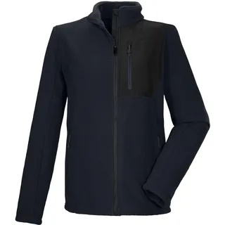 KILLTEC Herren, Sherpa Fleecejacke mit Stehkragen KOW 105 MN FLC JCKT, schwarz, blau, XL, 43455-000