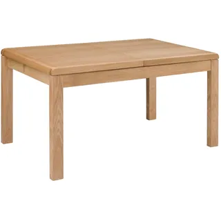Julian Bowen Curve Esstisch aus Eiche | Retro-Küchentisch für Esszimmer, 150-200 cm Breite, einfache Verlängerung, Platz für bis zu 6 Personen, gebogene Kanten