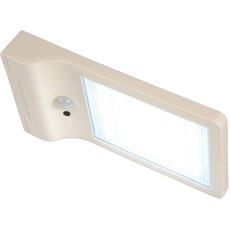 LED Solarleuchte mit integriertem Bewegungs- und Dämmerungssensor, Schutzart IP44, weiß