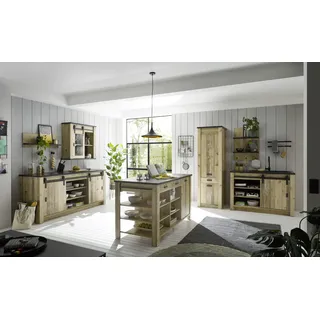 Home Affaire Küchenzeile Sherwood 400 cm braun