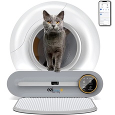 Eziclean® Katzentoilette selbstreinigend, verbunden – Katzentoilette Catbot K8i