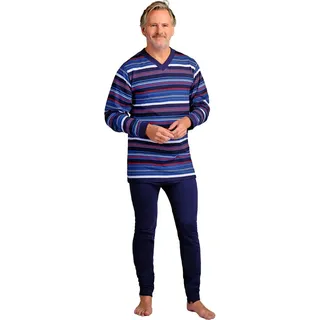 4Care Herren-Hansop-Overall lang 1091 mit Bein- und Rückenreißverschluss 1 St blau