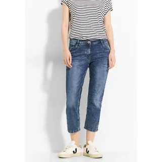 Cecil Regular-fit-Jeans »SCARLETT«, mit dekorativen Nähten, blau