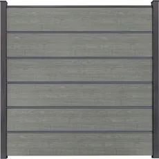 Bild Basicline 180 cm x 180 cm Grey Ash Cut