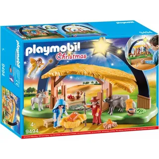 Playmobil Weihnachten Weihnachtskrippe mit Beleuchtung 9494