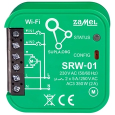 Supla Zamel kabellos professionell langlebig automatisch einfach einzurichten intelligente Fernbedienung elektrisch innovativ modern Internet einfach zu installieren WiFi-Rollladensteuerung SRW-01