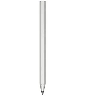 HP wiederaufladbarer USI Stift (aufladbar über USB-C, 2 Ersatz-Stiftspitzen, lange Akkulaufzeit, magnetisch) silber