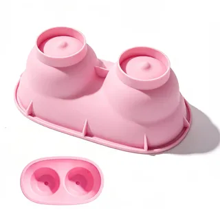 CRITIVE-SHOP Lustige Backform Silikonformen, Kuchenform Silikonform Kreativ, 3D Kuchenbackform Antihaftbeschichtet Backformen, Silikon Tortenform für Hochzeit Weihnachten