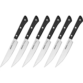 Samura Harakiri Set aus 6 Steak-Messern - Schwarz, Silber