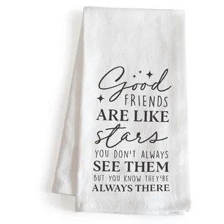 Good Friends Geschirrtuch 45,7 x 61 cm, Good Friends Geschirrtuch, Freunde Handtuch, Good Friends Küchentuch, Küche lustiges Geschirrtuch, lustiges Geschirrtuch Spruch lustiges Handtuch Freunde wie