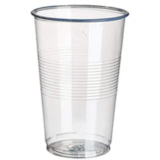 Papstar Plastikbecher 0,3 l Transparent 100 St.