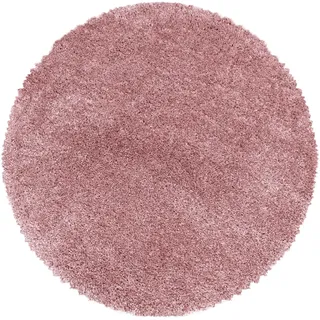 Ayyildiz FLUFFY 3500 Hochflorteppich 80 x 80 cm Rosa