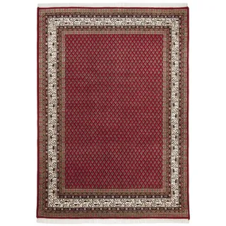 rug n' roll Orientteppich Indo Mir, klassisch, strapazierfähig, pflegeleicht, Rechteckig, handgeknüpft rot Rechteckig | 140 cm x 200 cm