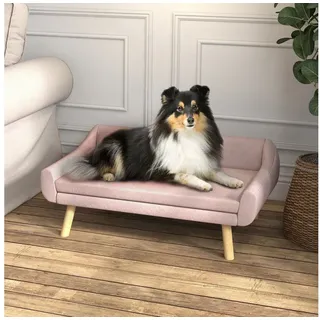 PawHut Hundesofa 102 x 58,5 x 42,5 cm rosa
