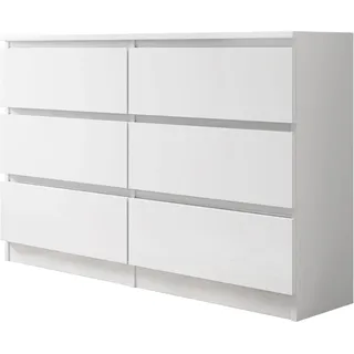 Mirjan24 Malwa M6 120 x 77 x 30 cm Weiß